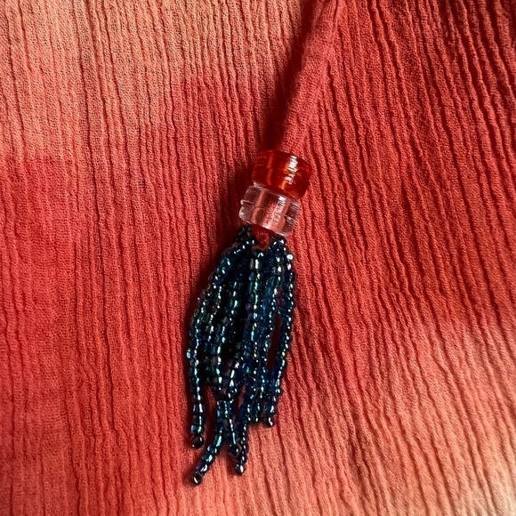 Calypso St. Barths babydoll gauze ombre tribal pattern swim coverup size XS - Picture 4 of 12